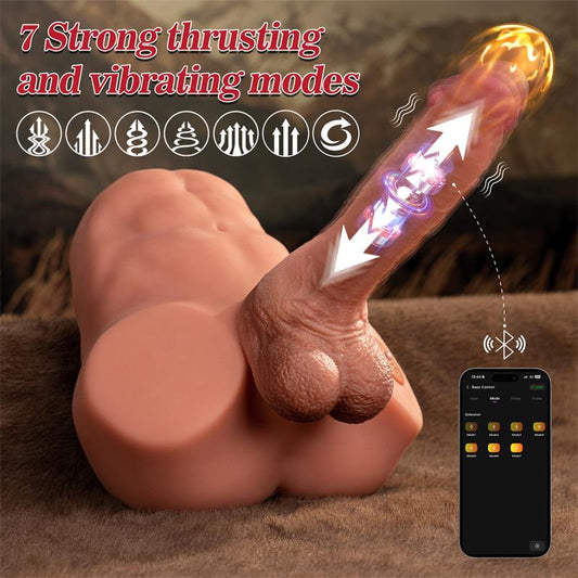 XISE - JONAH SEMI TORSO WITH DETACHABLE DILDO, THRUSTING AND APP 3.48 KG