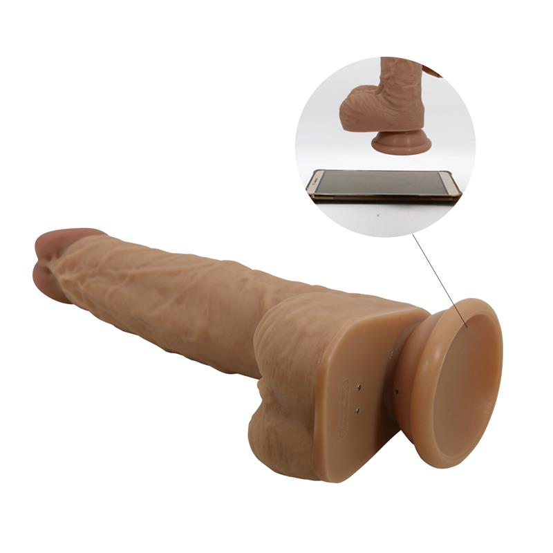PRETTYLOVE - JONATHAN DILDO WITH VIBRATION AND THRUSTING WITH REMOTE CONTROL
