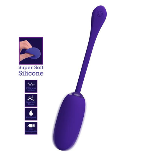 PRETTYLOVE - JULIUS VIBRATING EGG VIOLET