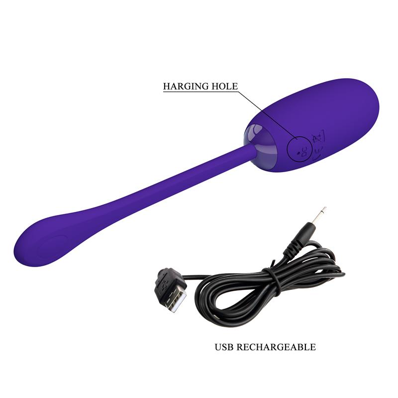 PRETTYLOVE - JULIUS VIBRATING EGG VIOLET