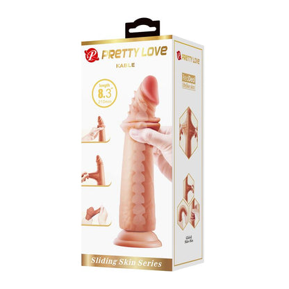 PRETTYLOVE - KABLE SLIDING SKIN REALISTIC DILDO 8.3 - 21 CM