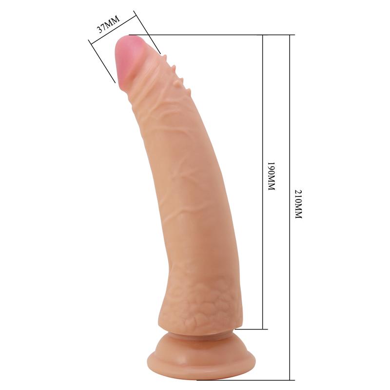 PRETTYLOVE - KABLE SLIDING SKIN REALISTIC DILDO 8.3 - 21 CM