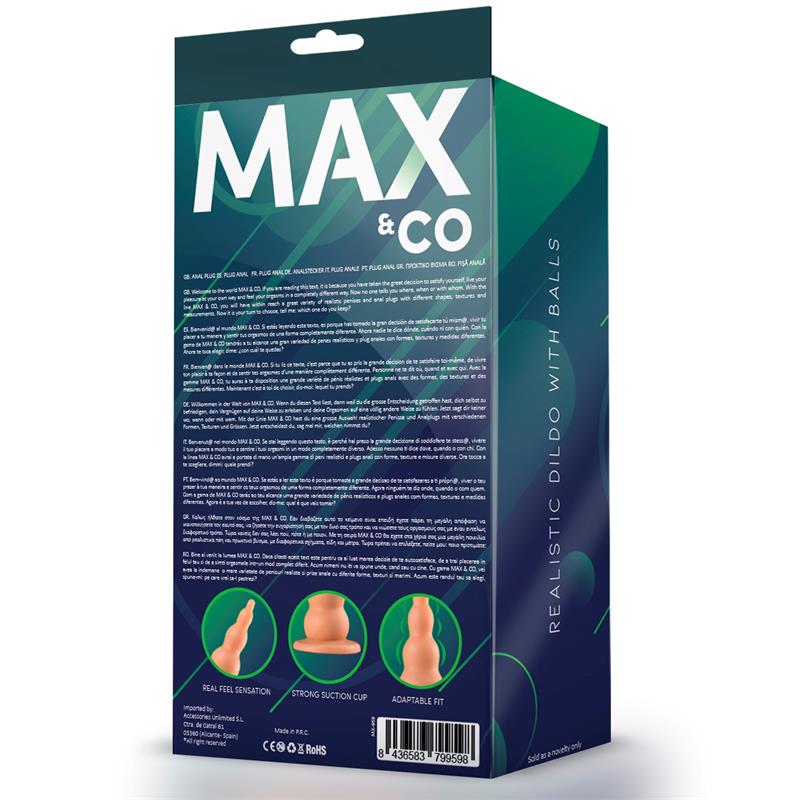 MAX & CO - KAI ADAPTABLE BUTT PLUG FLESH 9,4 - 18.4 CM