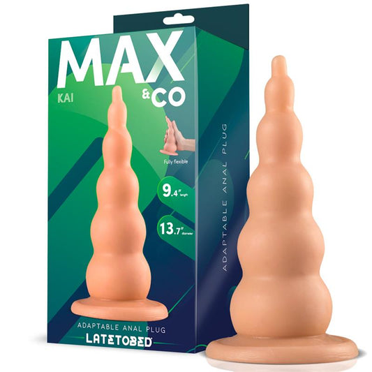MAX & CO - KAI ADAPTABLE BUTT PLUG FLESH 9,4 - 18.4 CM