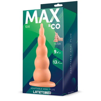 MAX & CO - KAI ADAPTABLE BUTT PLUG FLESH 9,4 - 18.4 CM