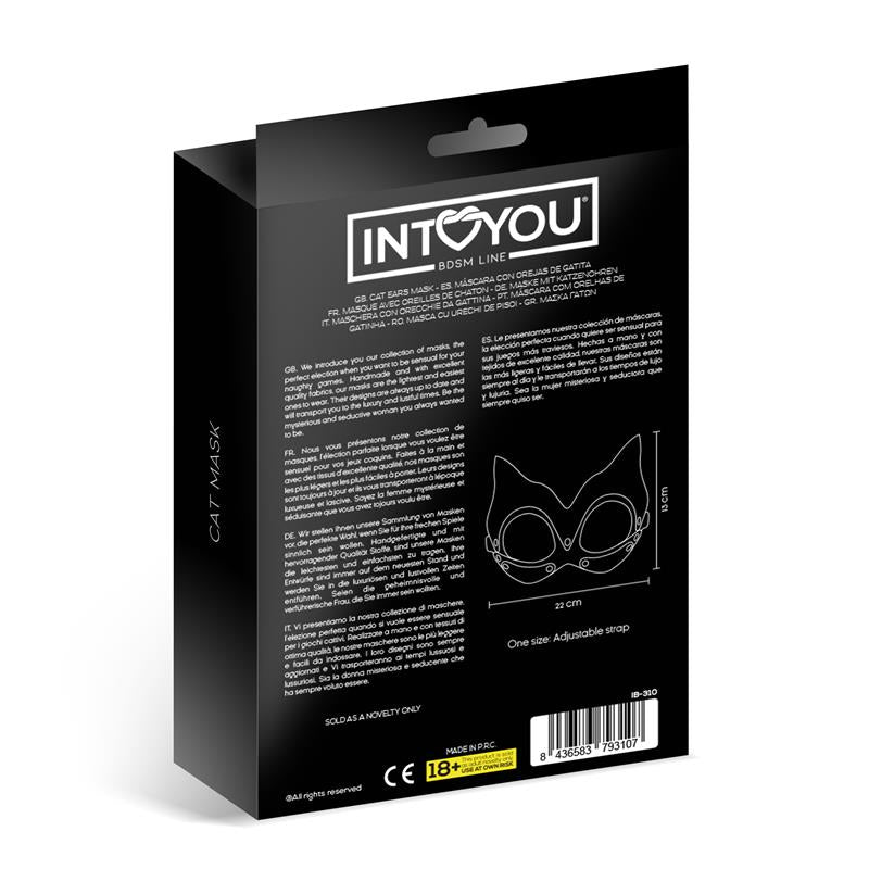 INTOYOU BDSM LINE - KAISSY CAT MASK ADJUSTABLE