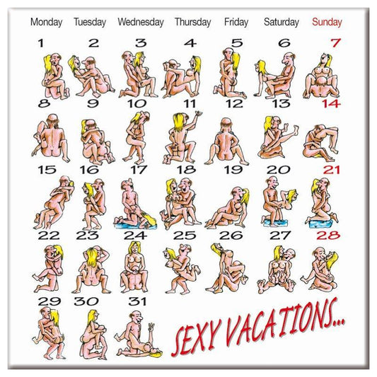DIVERTY SEX - KAMASUTRA CALENDAR MAGNET