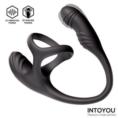 INTOYOU - KAMBER 360º WAVING VIBRATING ANAL PLUG AND COCKRING