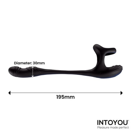 INTOYOU - KAMBER 360º WAVING VIBRATING ANAL PLUG AND COCKRING