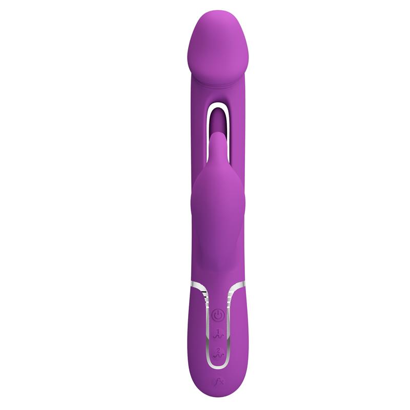 PRETTYLOVE - KAMPAS VIBRATOR WITH LICKING LILAC