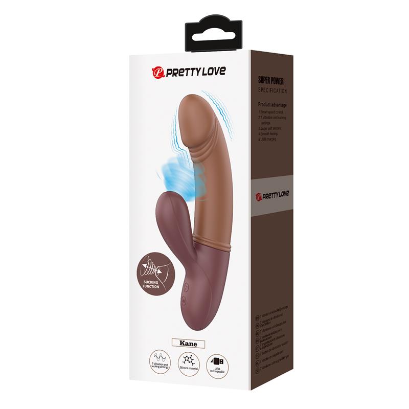PRETTYLOVE - KANE CLITORIS SUCKER WITH VIBRATION USB