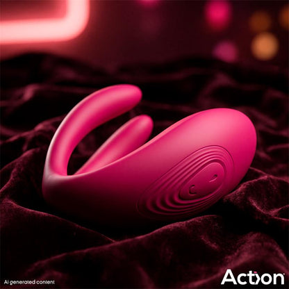 ACTION - KAREN VIBRATING COUPLE TOY ADJUSTABLE