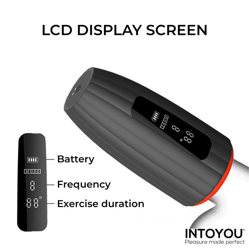 INTOYOU - KARTER ADVANCED MASTURBATOR WITH VIBRATION, HEAT AND DIGITAL SCREEN