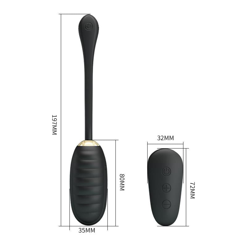 PRETTYLOVE - KEGEL BALL WITH REMOTE CONTROL ROYAL PLEASURE