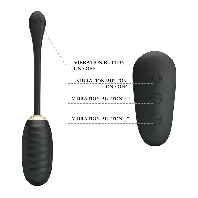 PRETTYLOVE - KEGEL BALL WITH REMOTE CONTROL ROYAL PLEASURE