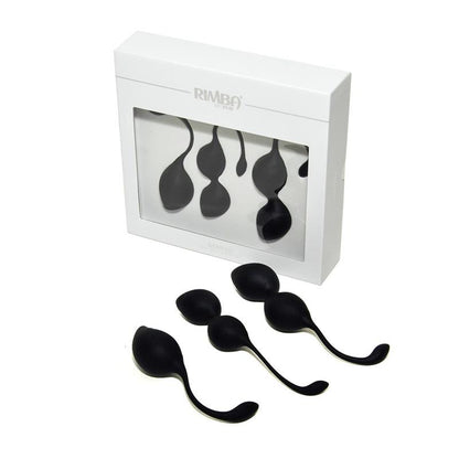 RIMBA TOYS - KEGEL BALLS TRAINING SET GENEVA BLACK