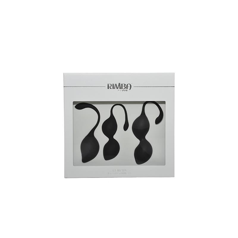 RIMBA TOYS - KEGEL BALLS TRAINING SET GENEVA BLACK