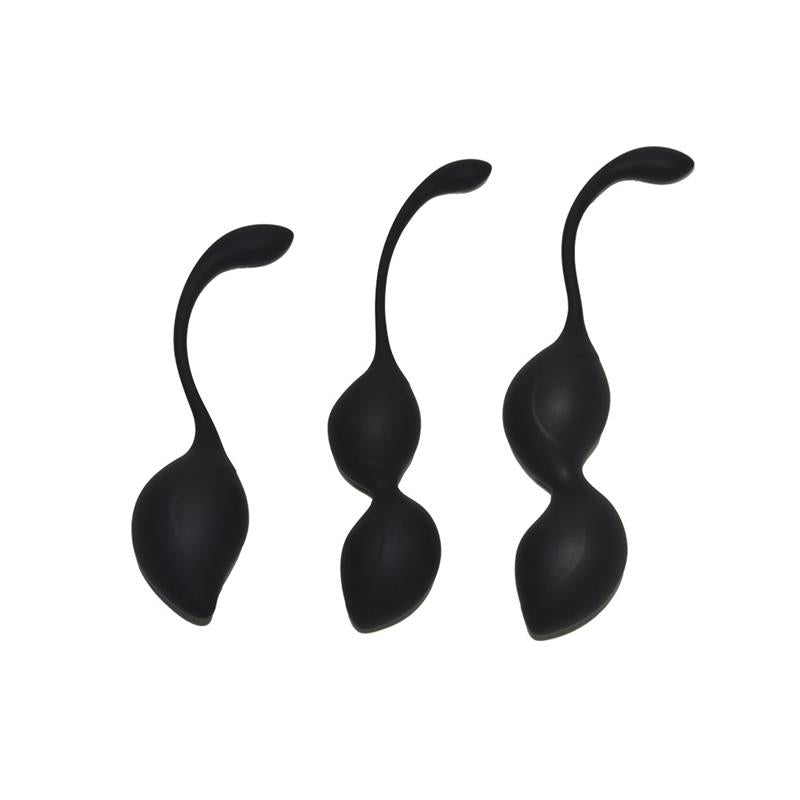 RIMBA TOYS - KEGEL BALLS TRAINING SET GENEVA BLACK