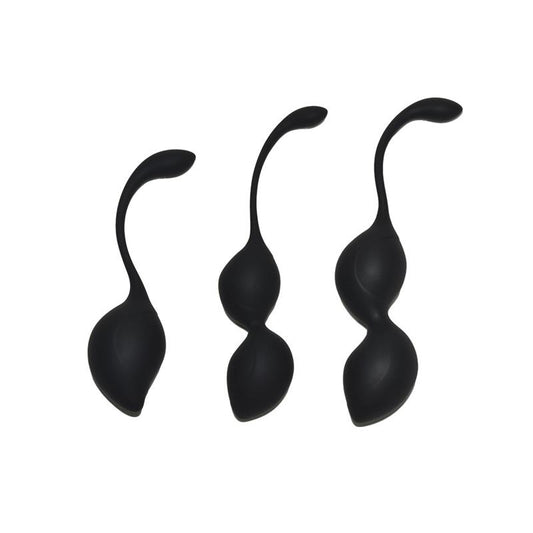RIMBA TOYS - KEGEL BALLS TRAINING SET GENEVA BLACK