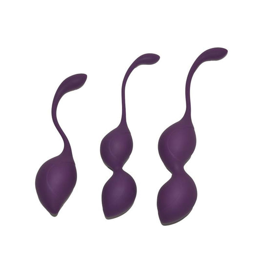 RIMBA TOYS - KEGEL BALLS TRAINING SET GENEVA PURPLE