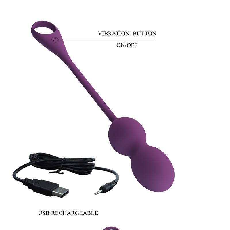 PRETTYLOVE - KEGEL BALLS WITH VIBRATION AND APP