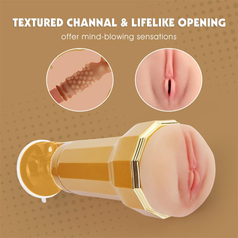 CHISA - KELSI VIBRATING REALISTIC VAGINA MASTURBATOR