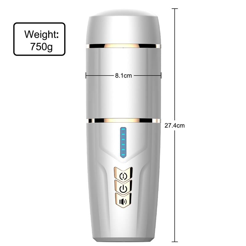 JUICY LAMOUR - KIMI MALE MASTURBATOR WITH TELESCOPING AND ROTATION FUNCTIONS