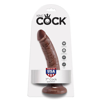 KING COCK - KING COCK 17,78 CM COCK - BROWN