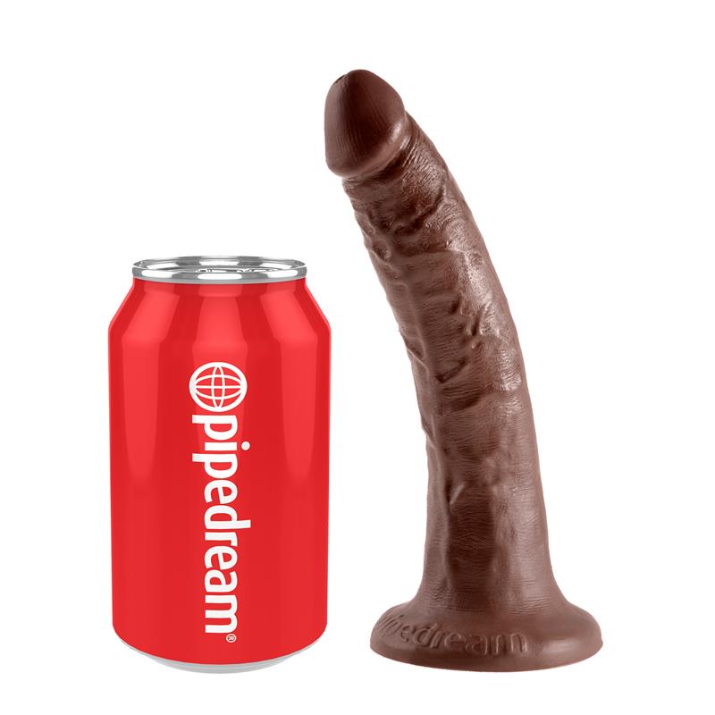 KING COCK - KING COCK 17,78 CM COCK - BROWN