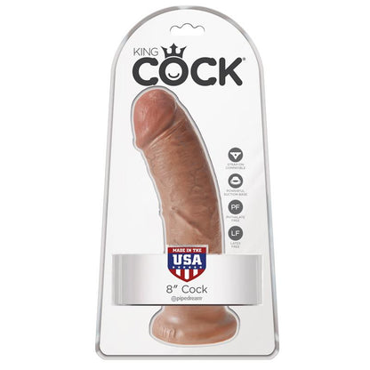 KING COCK - KING COCK 8 COCK - TAN