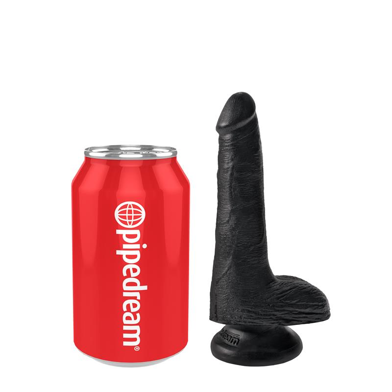 KING COCK - KING COCK COCK WITH BALLS 6 - BLACK