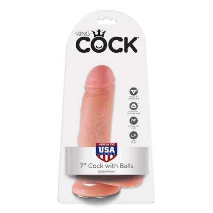 KING COCK - KING COCK COCK WITH BALLS 7 - FLESH
