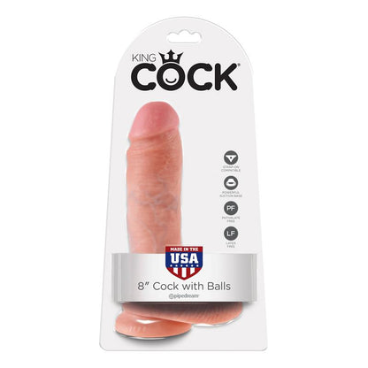KING COCK - KING COCK COCK WITH BALLS 8 - FLESH