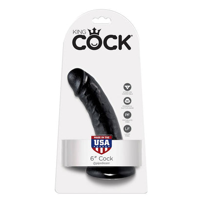 KING COCK - KING COCK DILDO 6 - BLACK