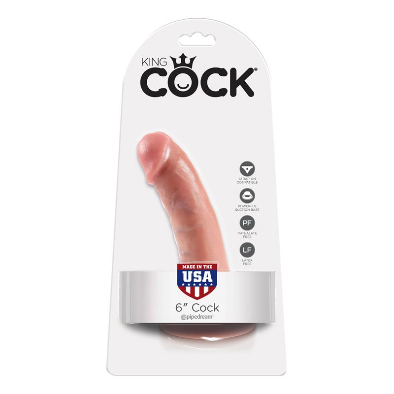 KING COCK - KING COCK DILDO 6 - FLESH