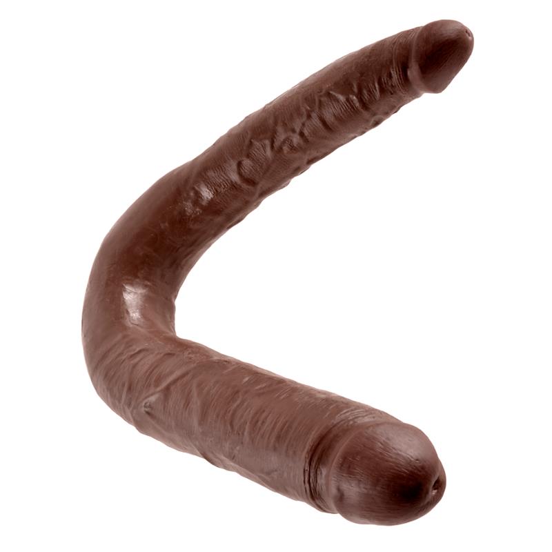 KING COCK - KING COCK DOUBLE PENETRATOR COCK LARGE - BROWN