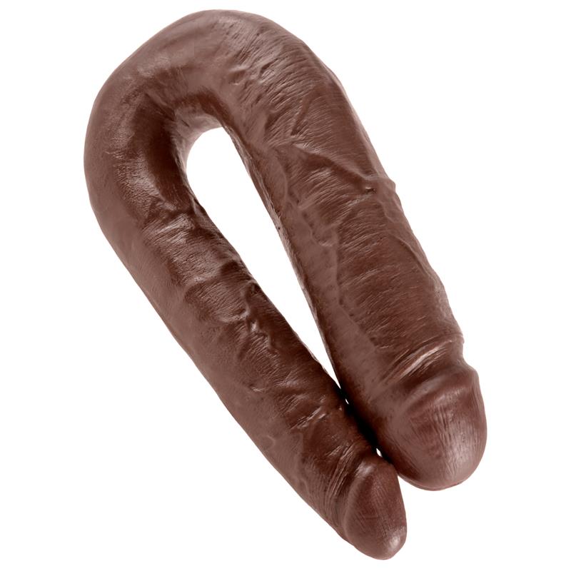 KING COCK - KING COCK DOUBLE PENETRATOR COCK LARGE - BROWN