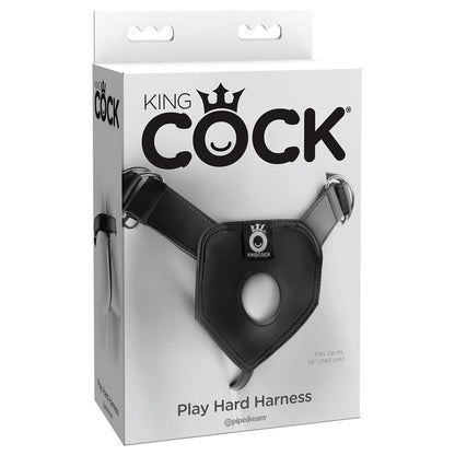 KING COCK - KING COCK  PLAY HARD HARNESS-BLACK