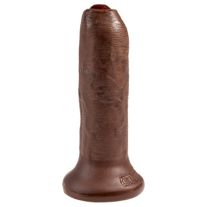 KING COCK - KING COCK REALISIC DILDO WITH MOVABLE FORESKIN BROWN 6