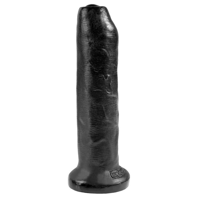 KING COCK - KING COCK REALISTIC DILDO WITH MOVABLE FORESKIN BLACK 7