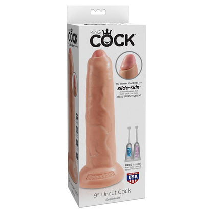 KING COCK - KING COCK REALISTIC DILDO WITH MOVABLE FORESKIN FLESH 9