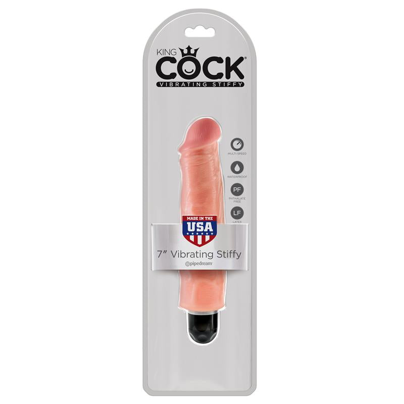 KING COCK - KING COCK VIBRATING STIFFY 7 - FLESH