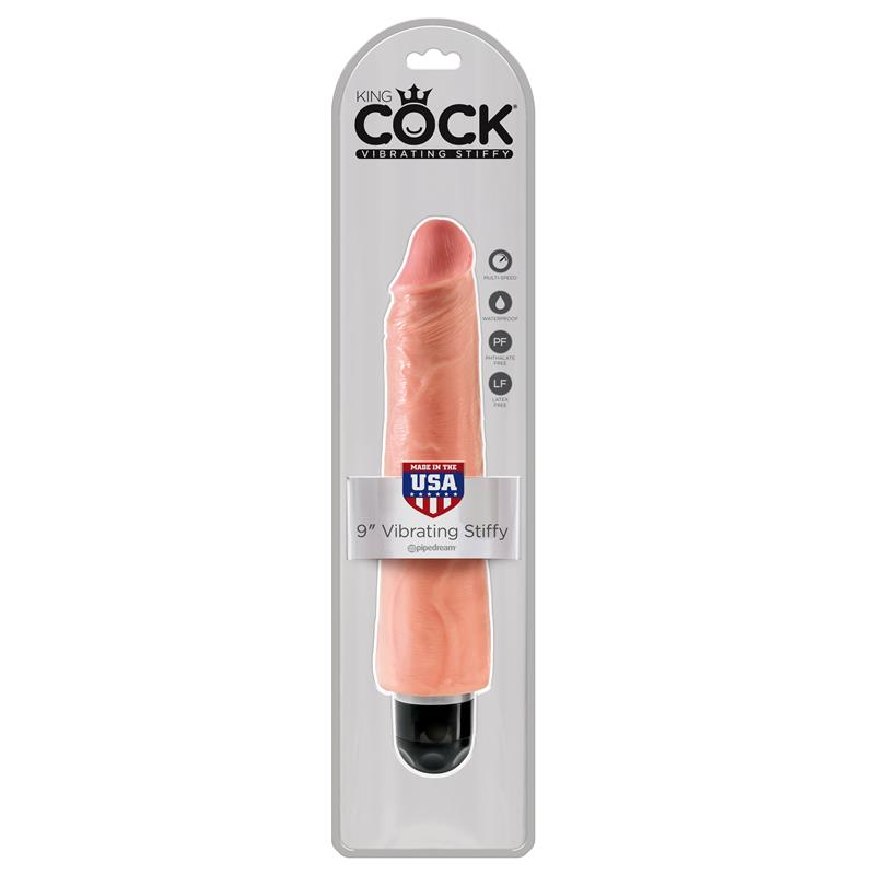KING COCK - KING COCK VIBRATING STIFFY 9 - FLESH