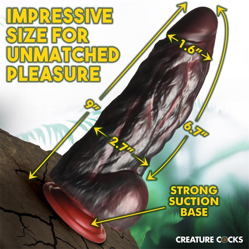 CREATURE COCKS - KING KONG SILICONE DILDO CLAVE 12