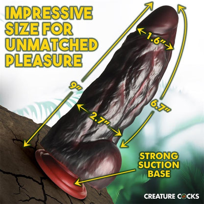 CREATURE COCKS - KING KONG SILICONE DILDO CLAVE 12