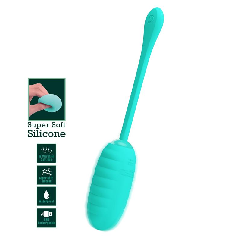 PRETTYLOVE - KIRK VIBRATING EGG GREEN
