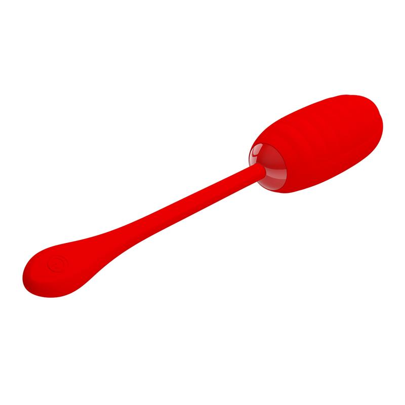 PRETTYLOVE - KIRK VIBRATING EGG RED