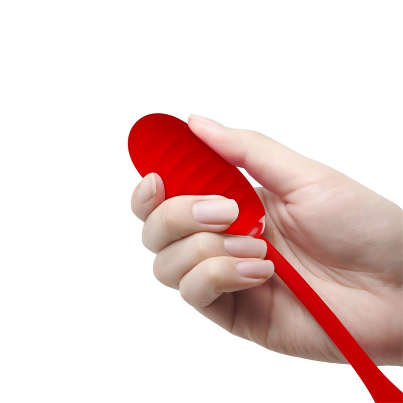 PRETTYLOVE - KIRK VIBRATING EGG RED