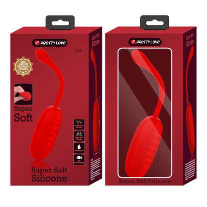 PRETTYLOVE - KIRK VIBRATING EGG RED