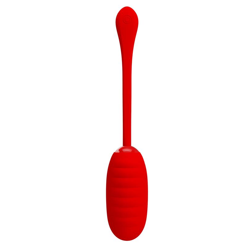 PRETTYLOVE - KIRK VIBRATING EGG RED